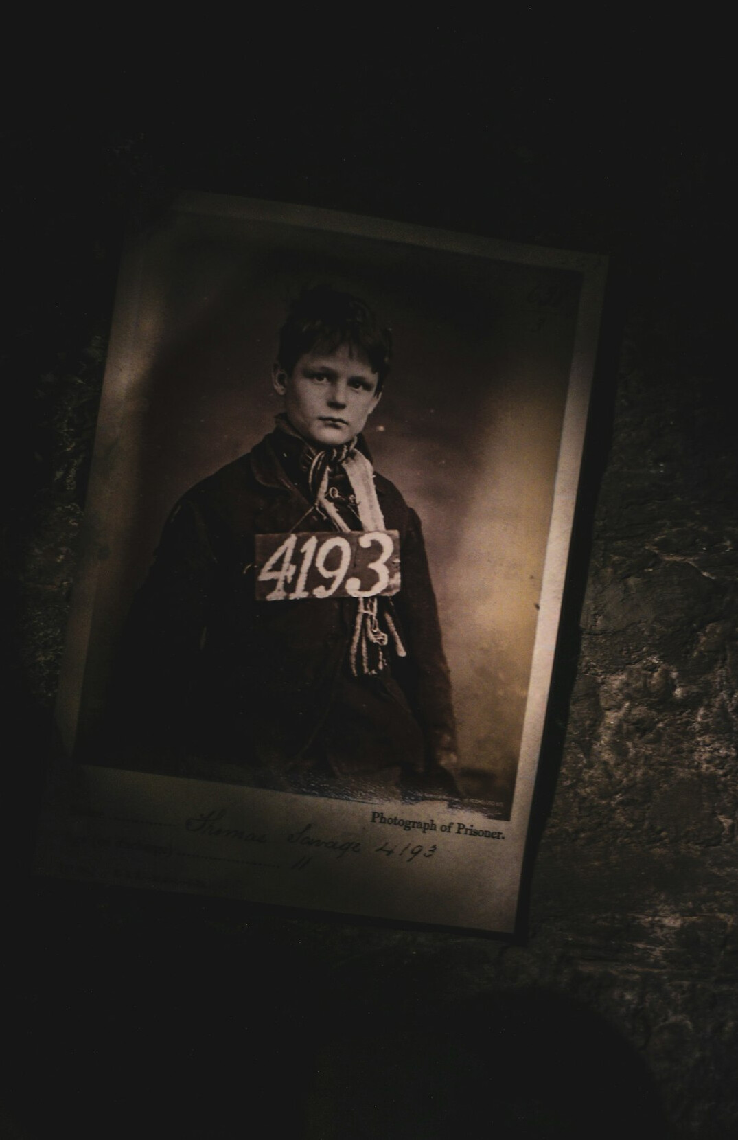 old photo of teenager