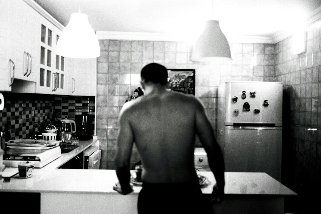 football player returning home